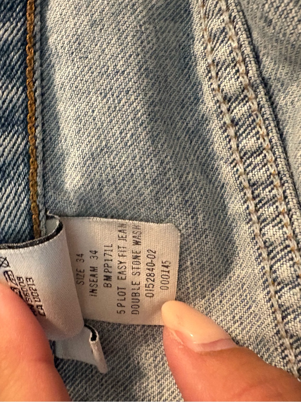Vintage Calvin Klein Jeans CK Light Wash Straight Leg Denim Size 32/34 (0413) - Picture 4 of 9